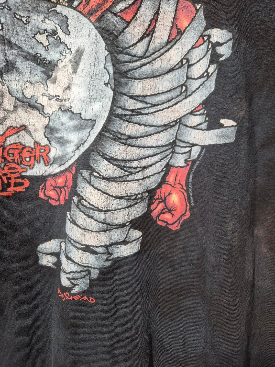 00s delta metallica 2004 tour t shirt 상품이미지5