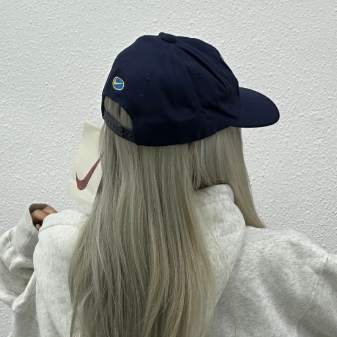 나이키 저스트두잇 자수 네이비 스냅백 상품이미지3