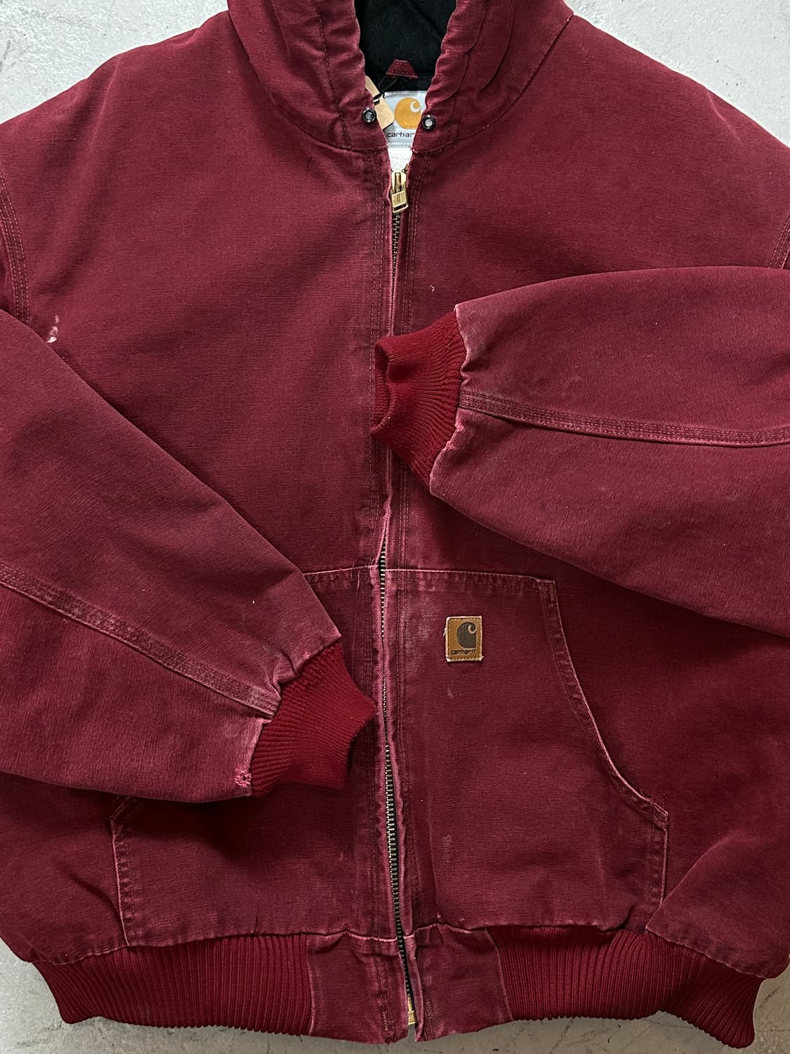 00's OG 칼하트 J130 CRI 액티브 자켓 칼하트 크림슨레드 상품이미지8