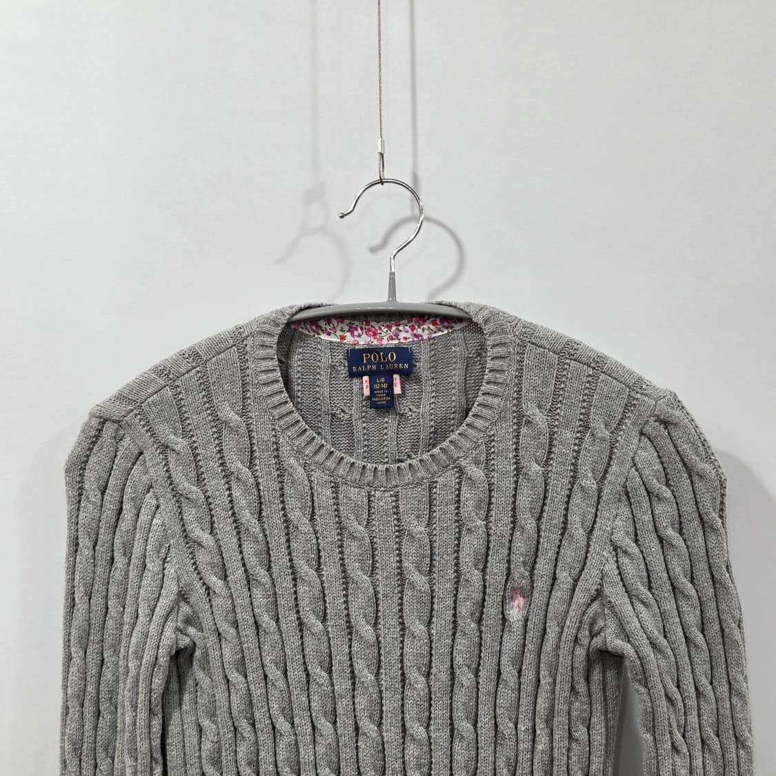 폴로랄프로렌 걸즈 케이블 니트 L/12/14  상품이미지2