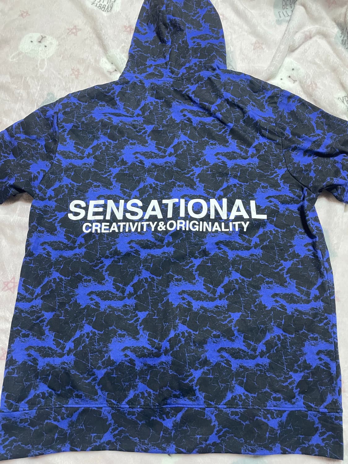 일본빈티지 펑크 반팔 후드집업 상품이미지2