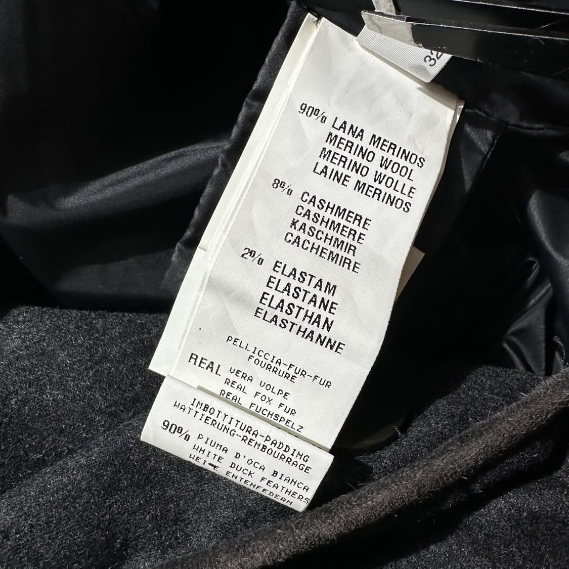 (매장판) 파비아나 필리피 폭스퍼 울 캐시미어 구스다운 패딩 상품이미지8