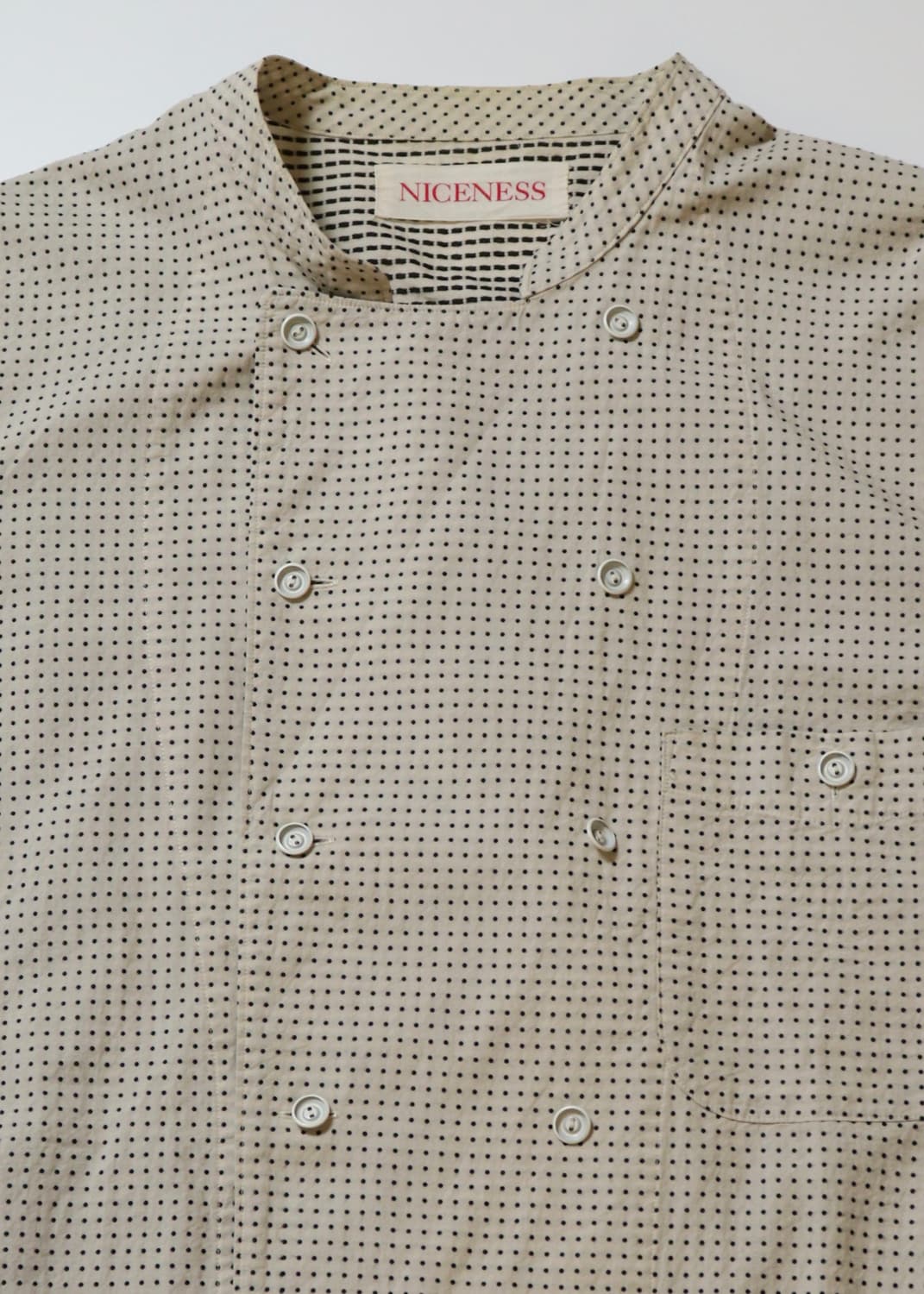 NICENESS KAVUS Double Breasted Dot Shirt 상품이미지3