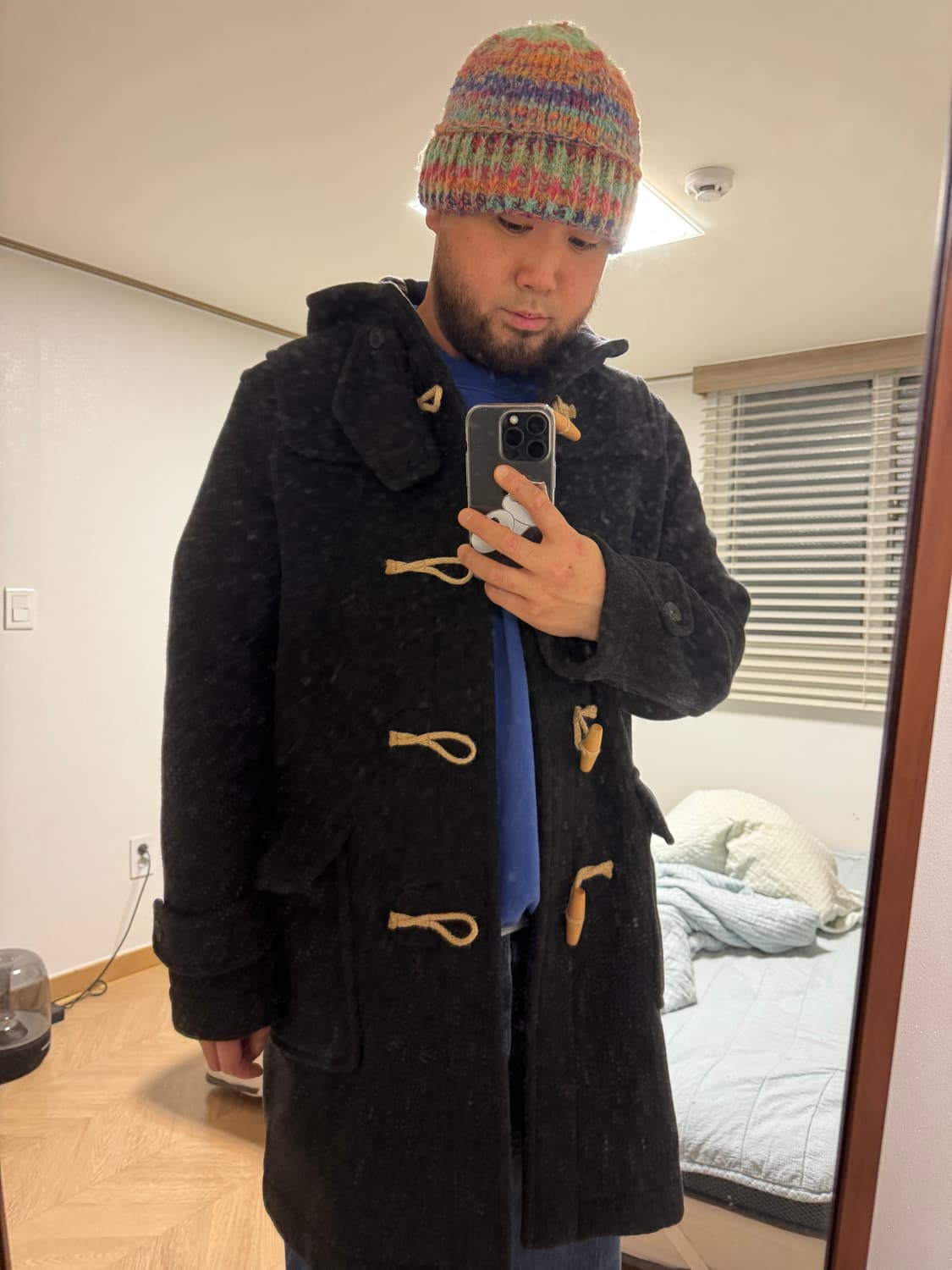 [미중고] 런던트레디션 더플코트 42사이즈 (착용샷) 상품이미지7