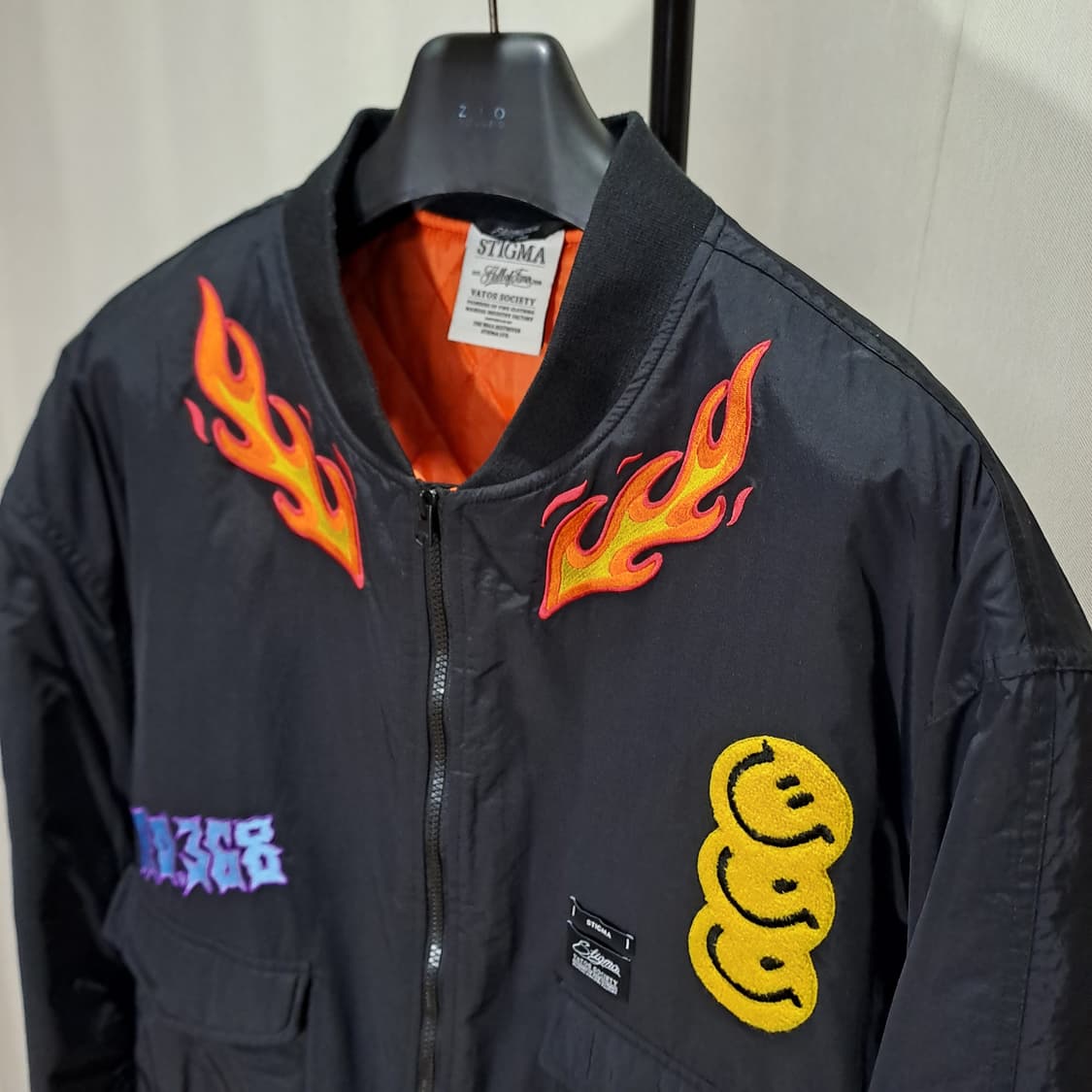 (택포) 스티그마 오버핏 자수 마원자켓 L B604 상품이미지3