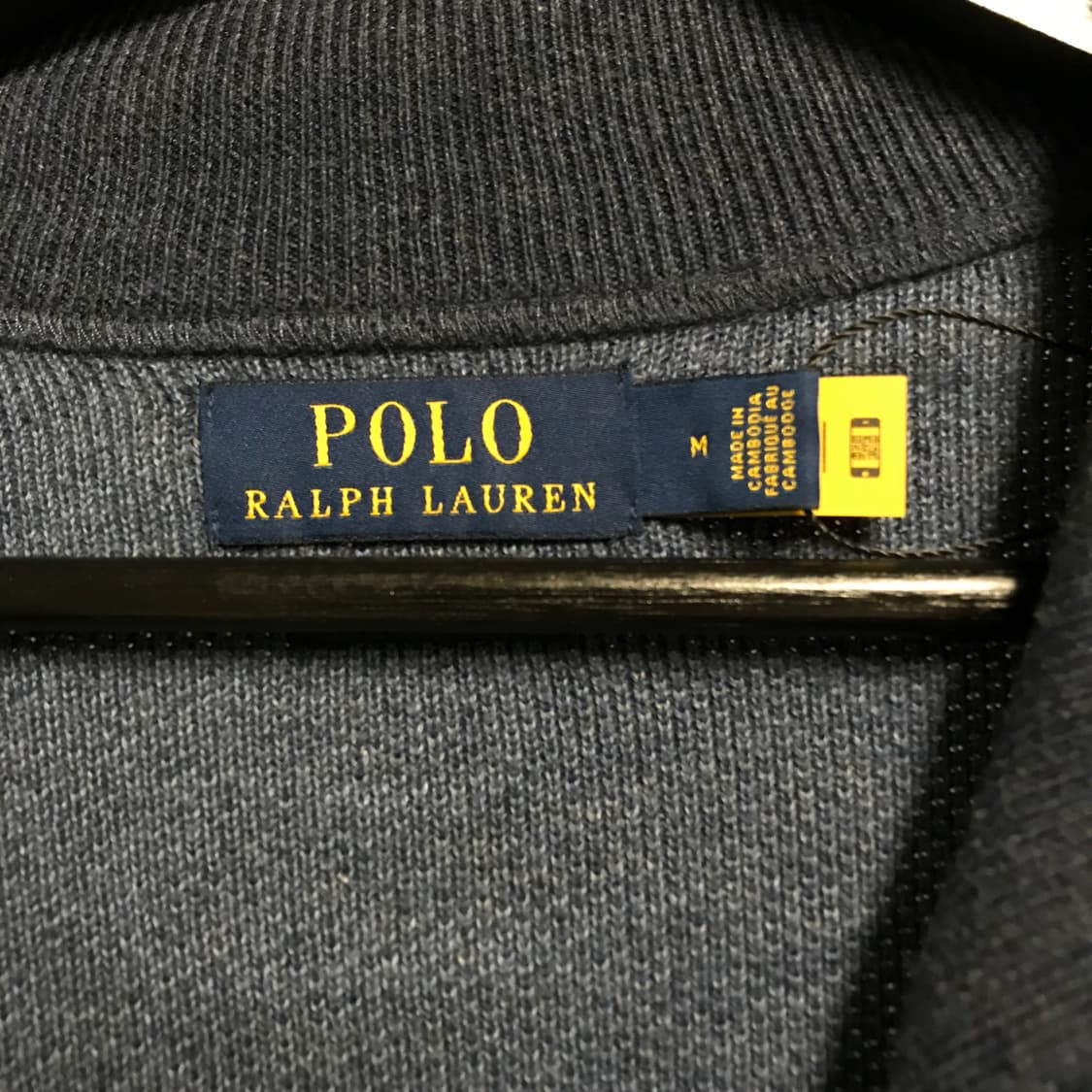 폴로 랄프로렌 QR 니트 집업 M 상품이미지5