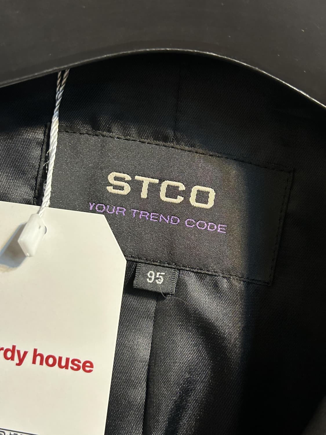 에스티코 블랙 양가죽 트렌치코트 상품이미지6