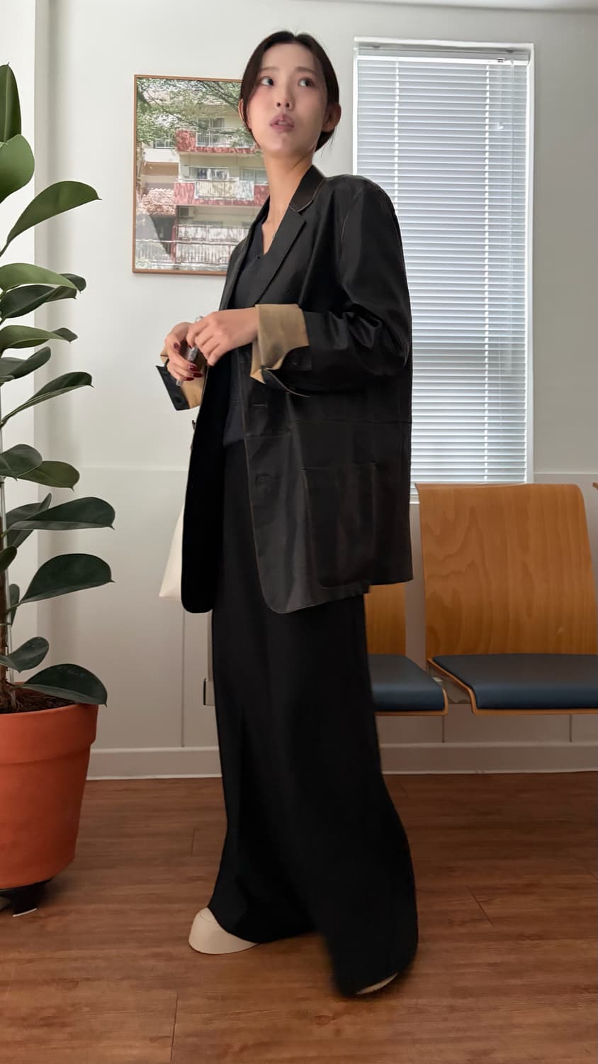 질샌더 레더 즐레이져 상품이미지10