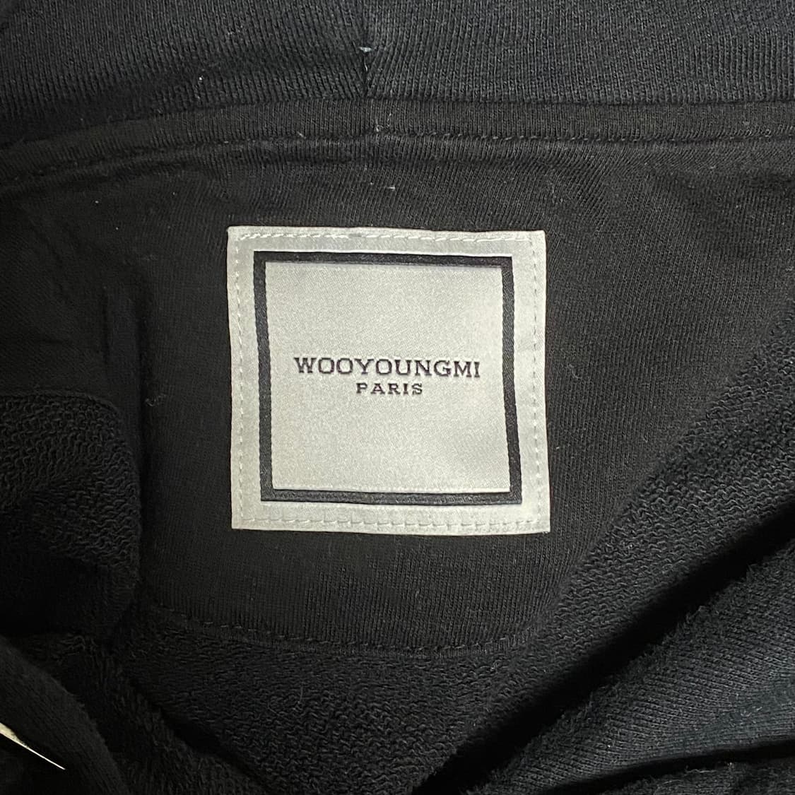 우영미 백로고 후드티 블랙 52 상품이미지8