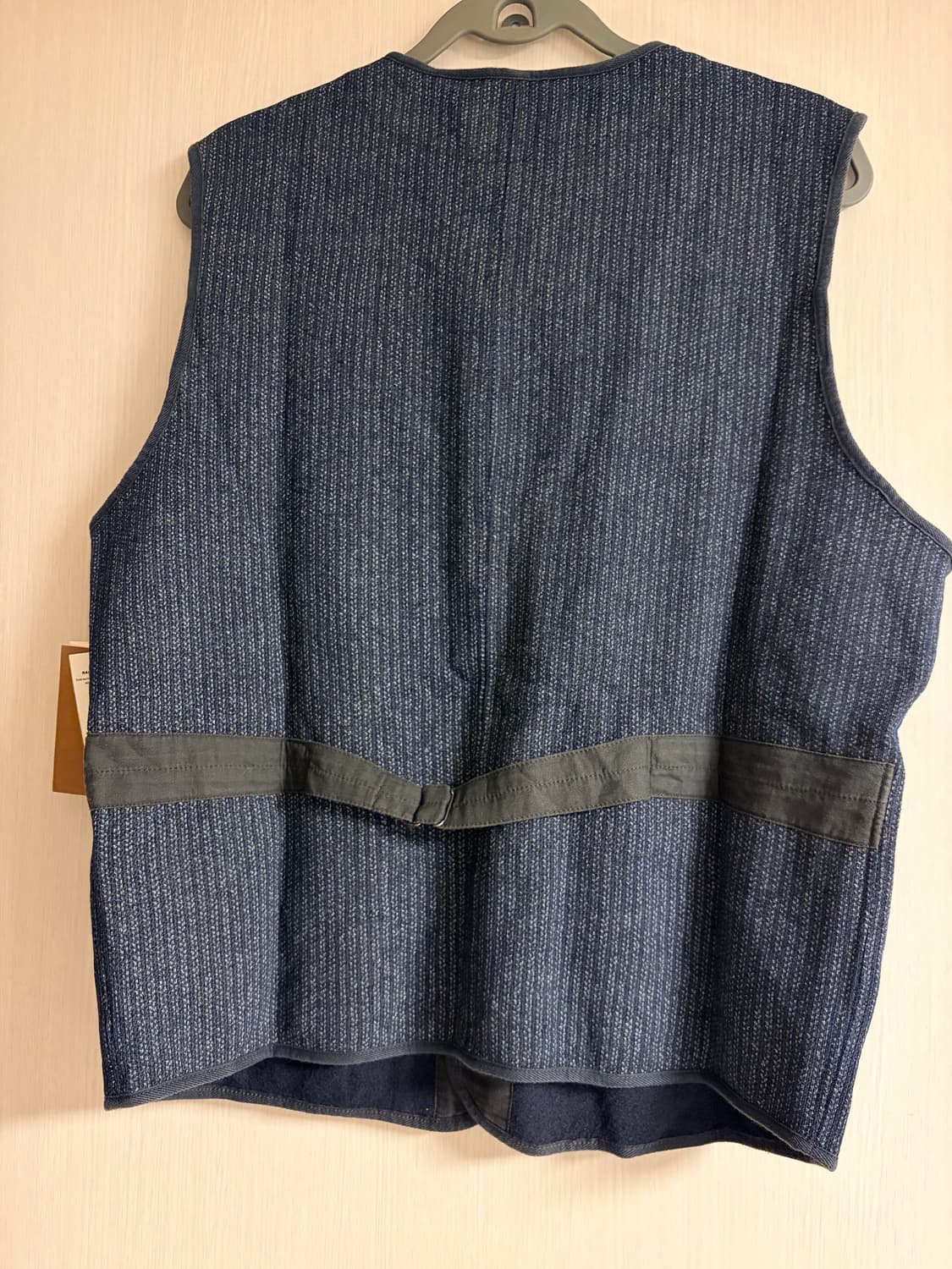 RRL 더블알엘 프린티드 인디고 플리스 베스트 네이비 멀티 L 상품이미지3