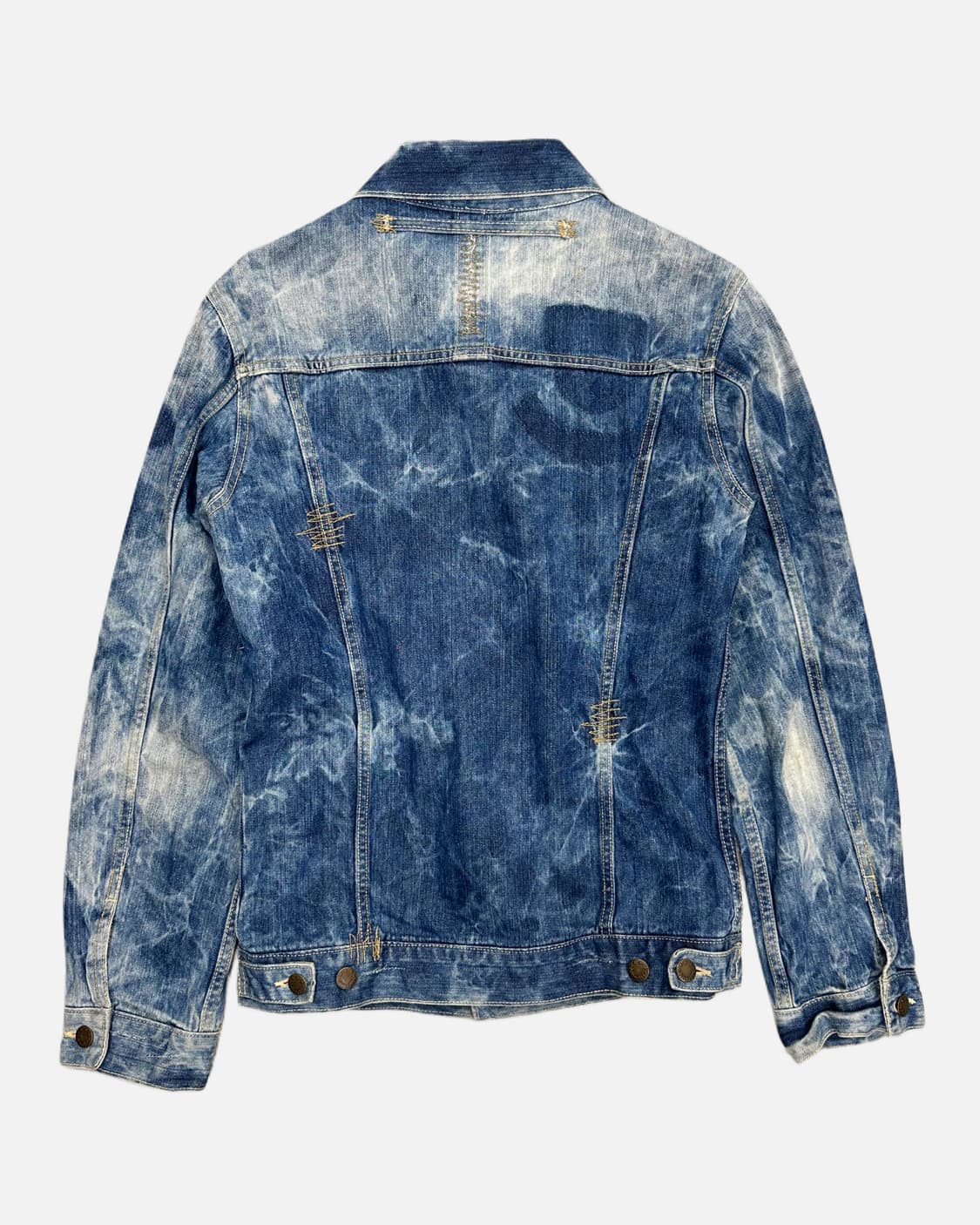 EXHIBITIONIST acid washing damage denim  상품이미지4