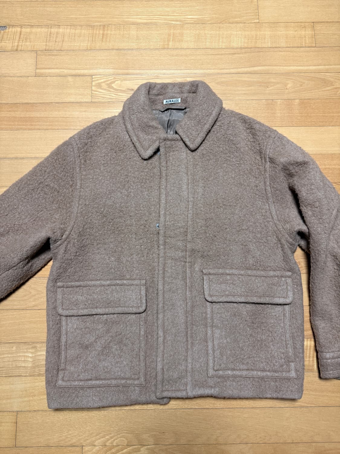 오라리 베이비 카멜 블루종 상품이미지1