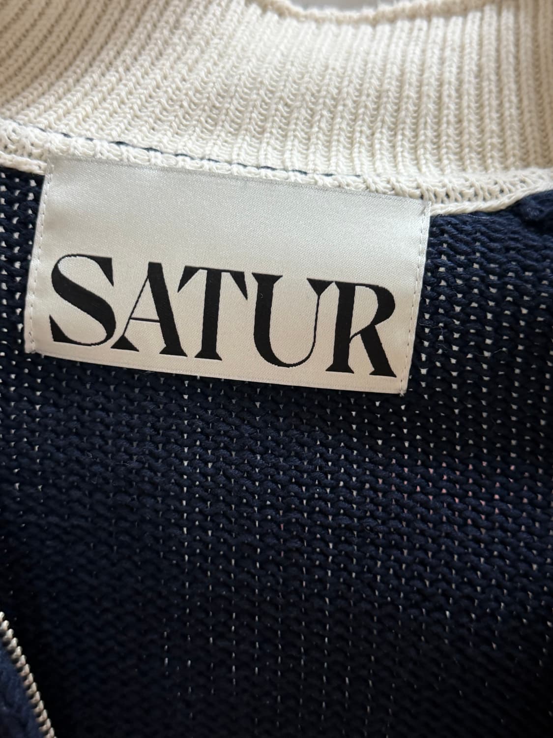 새터 니트집업 상품이미지2