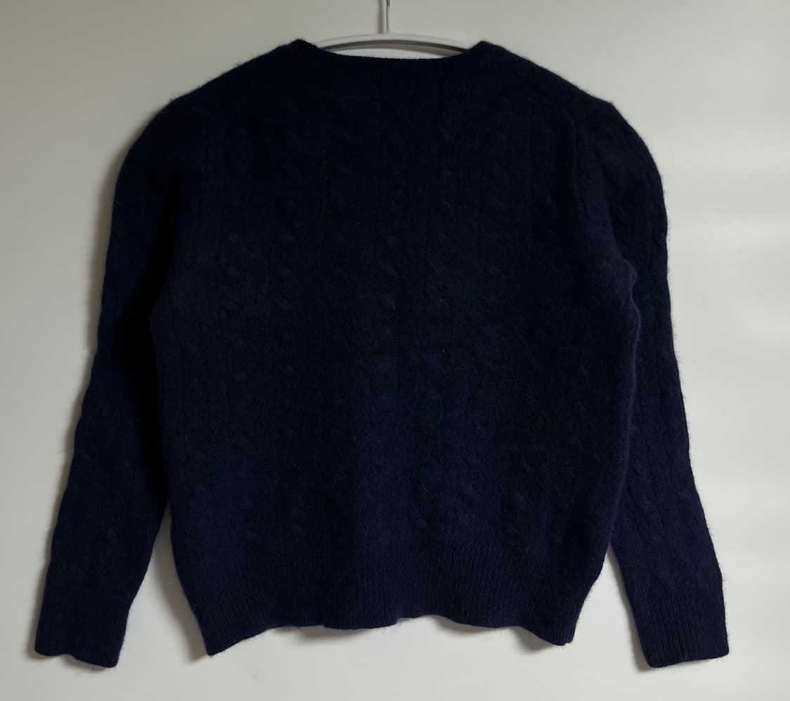 폴로랄프로렌 울 캐시미어 크롭 니트 스웨터 M 상품이미지5