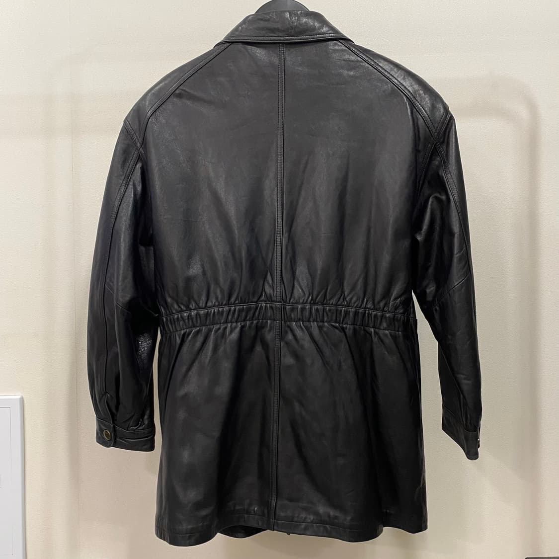 90s 빈티지 양가죽 집업 코트 자켓 상품이미지2