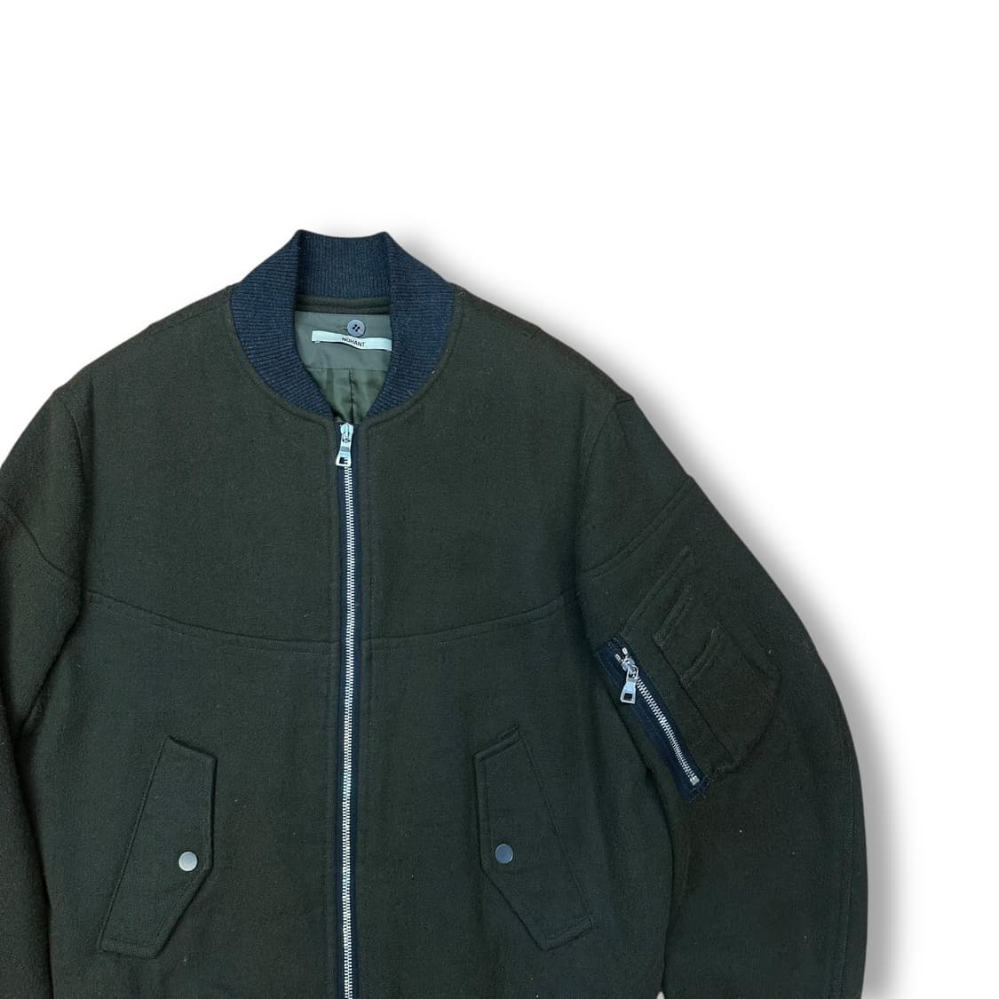 노앙 울 블루종 자켓 상품이미지2