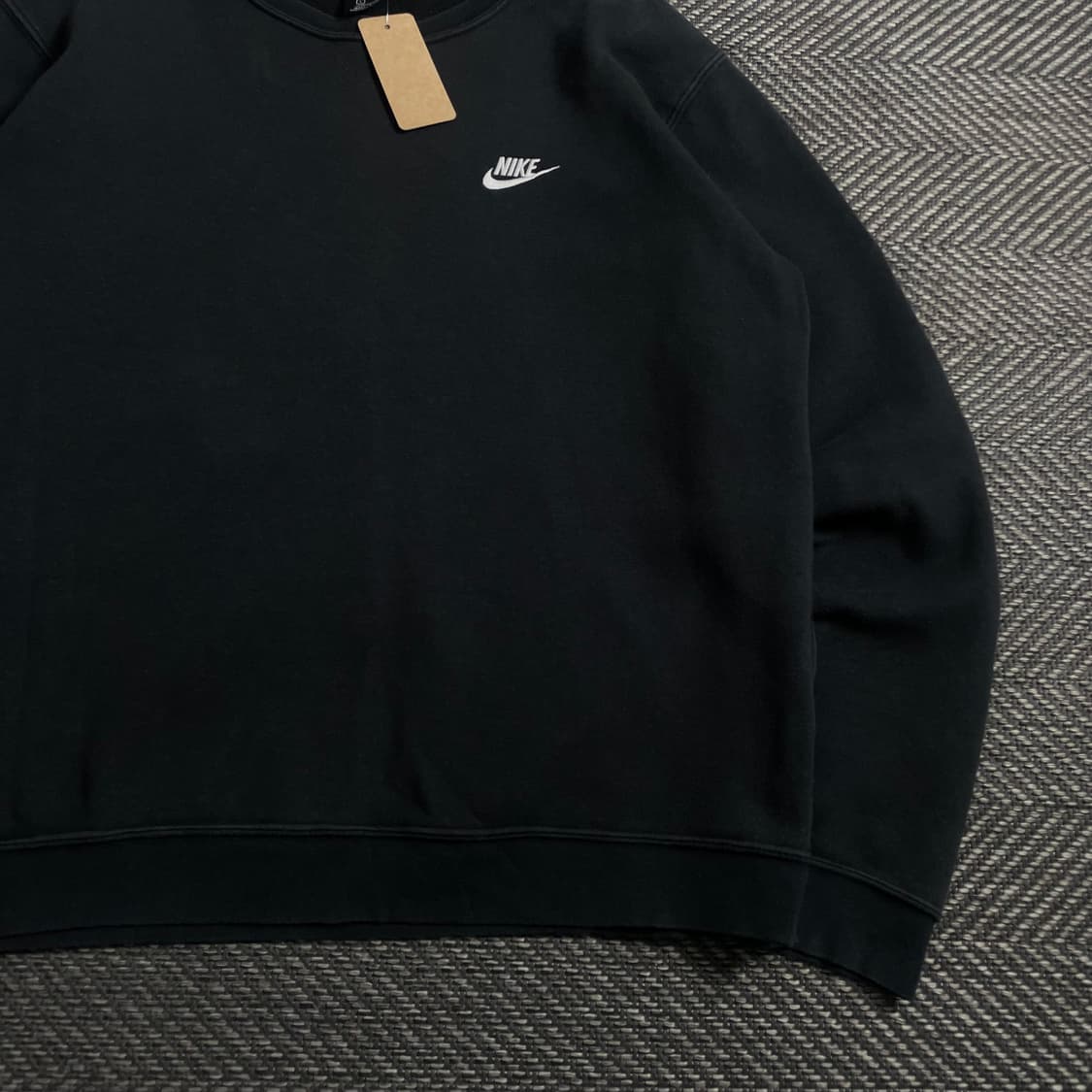 나이키 스우시 크루넥 스웻 맨투맨 블랙y 4647 상품이미지4