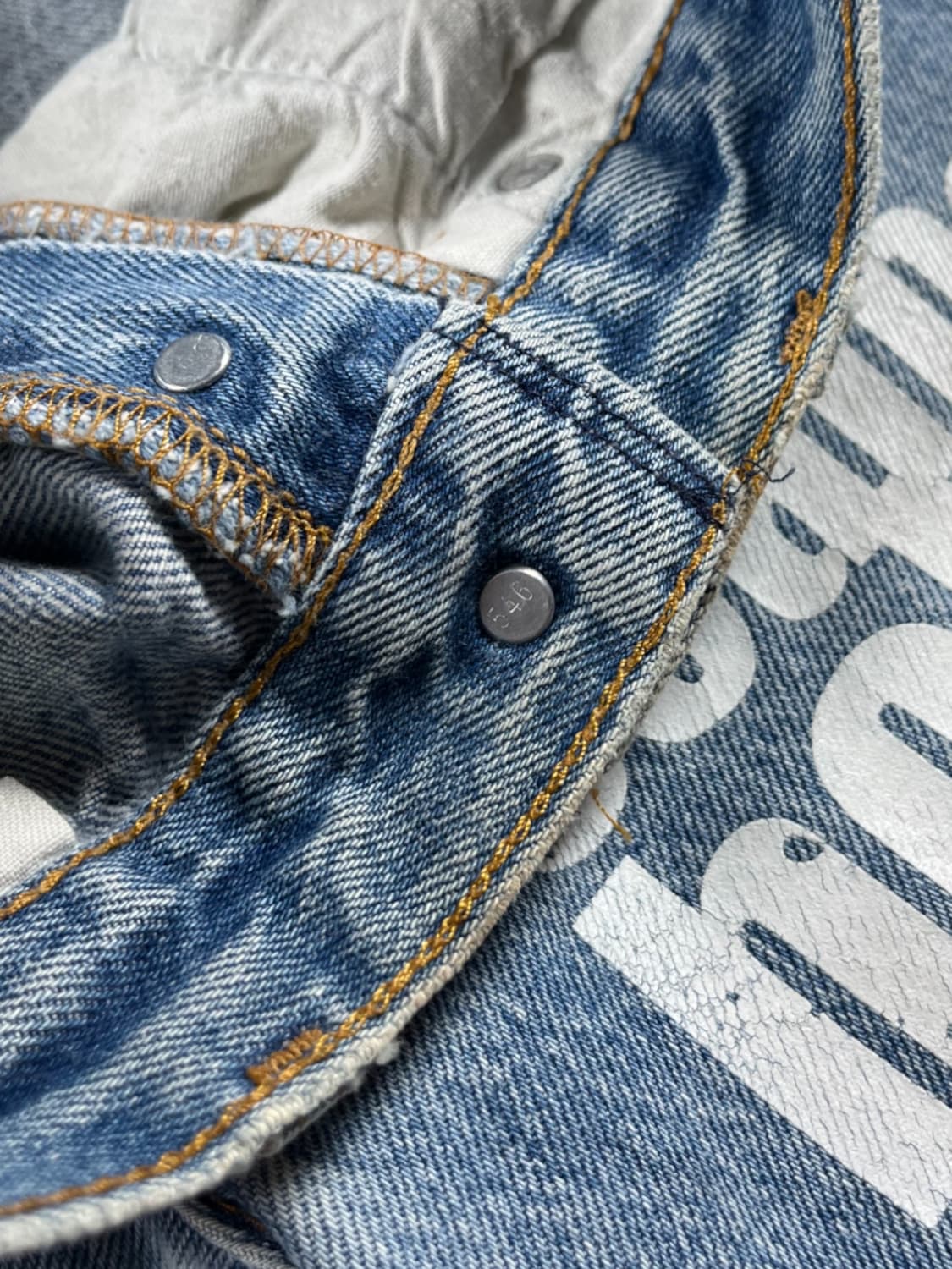 USA Levi's 501 custom denim pants 상품이미지7