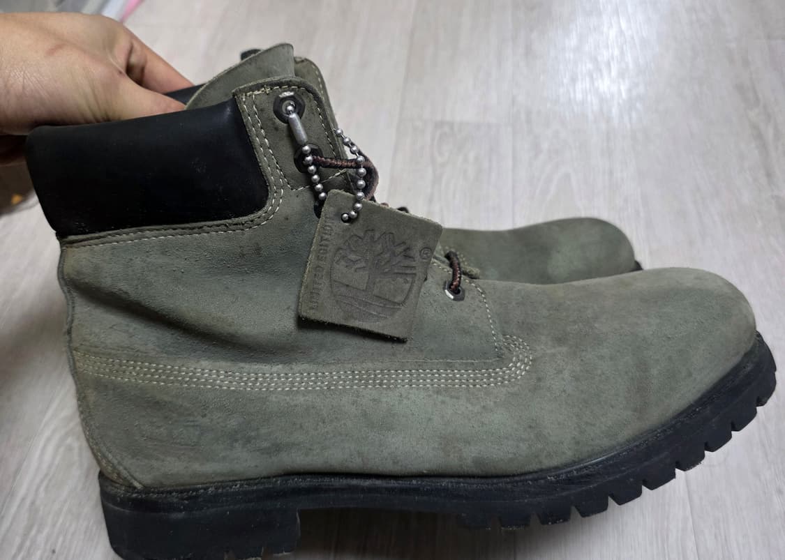 (290)팀버랜드 6인치 카키색 남성부츠 상품이미지5