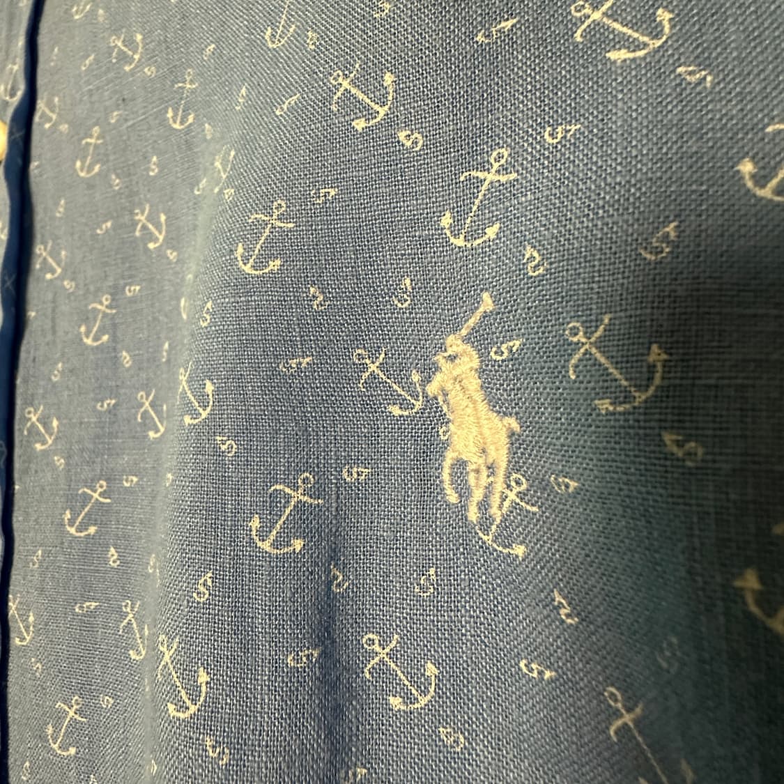 POLO RALPH LAUREN anchor shirt blue 상품이미지3