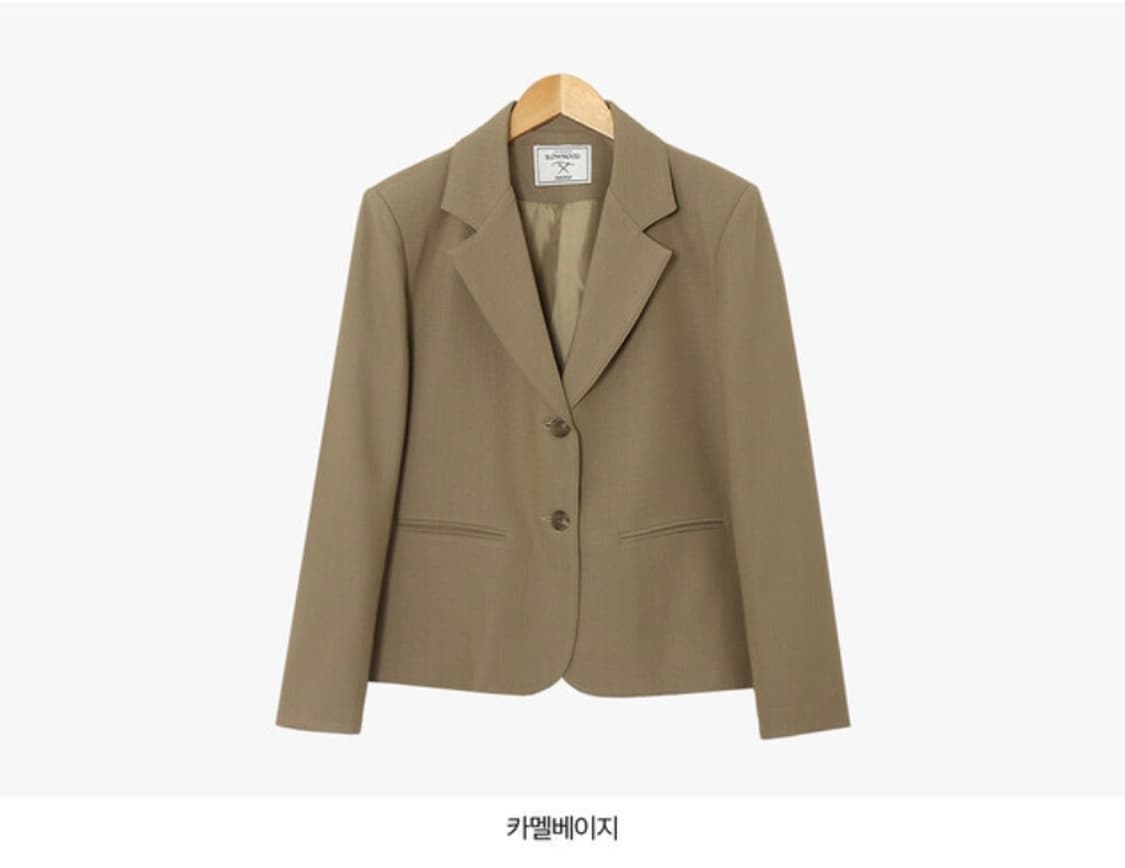(미착용, 새상품) 슬로우앤드 made. 버터 탄탄핏 싱글자켓 봄옷 상품이미지6