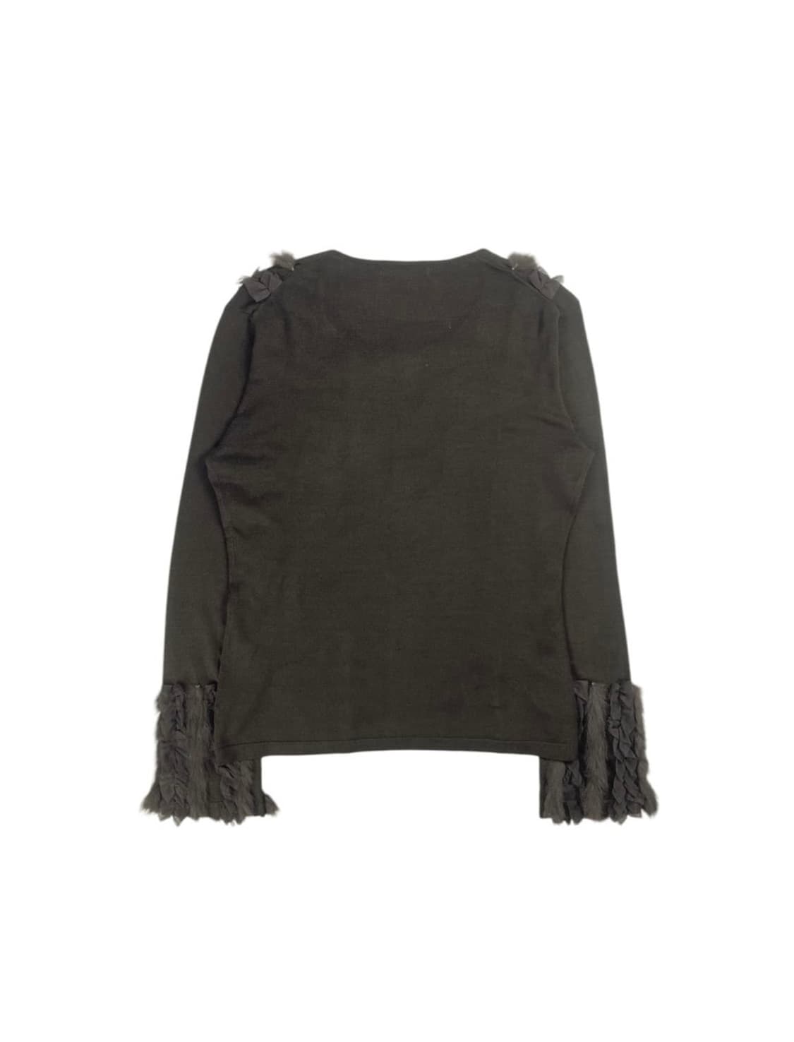 premiere 프릴 퍼 가디건 상품이미지4