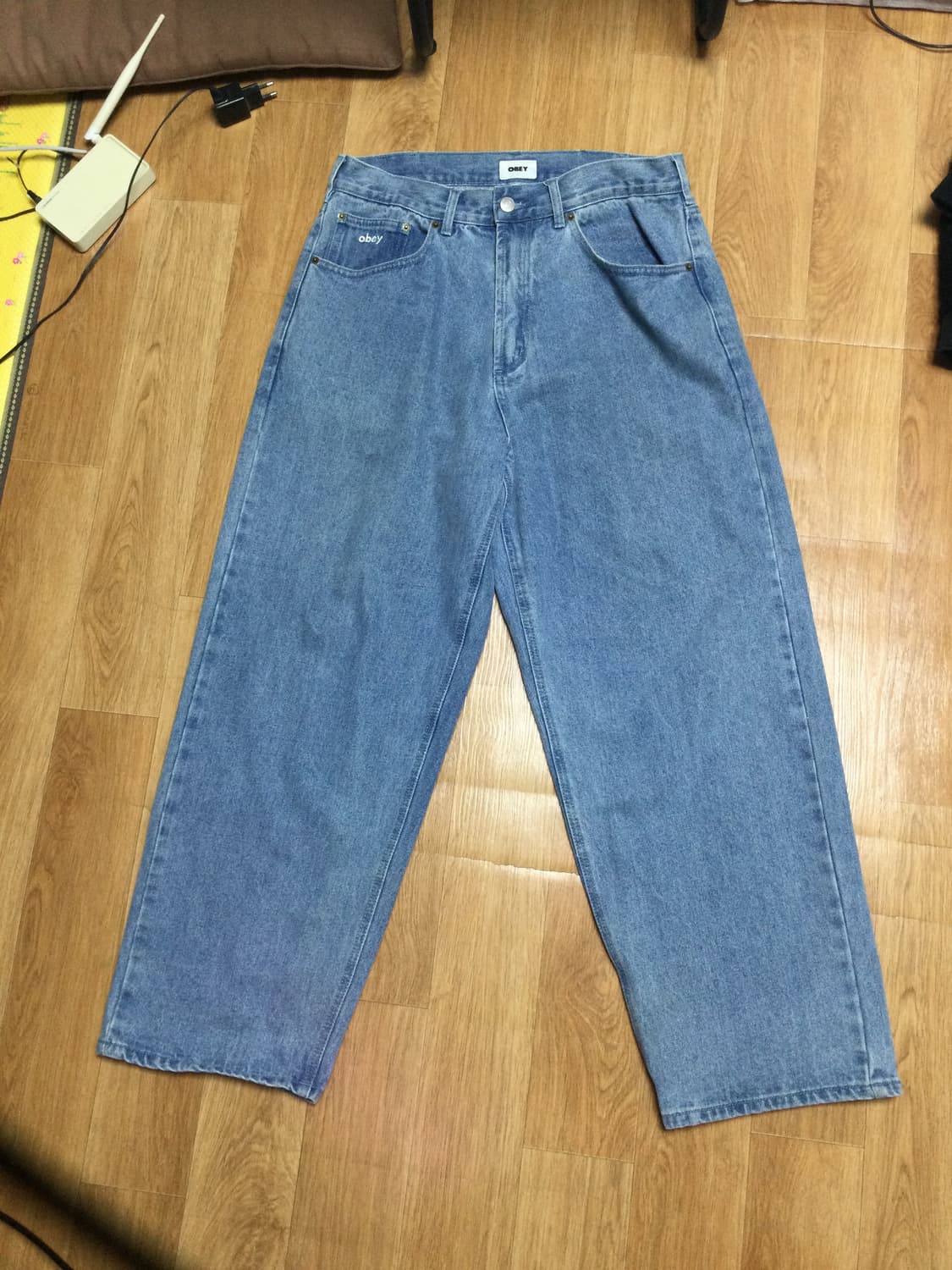 오베이 빅위그데님 워시드인디고 32 상품이미지2