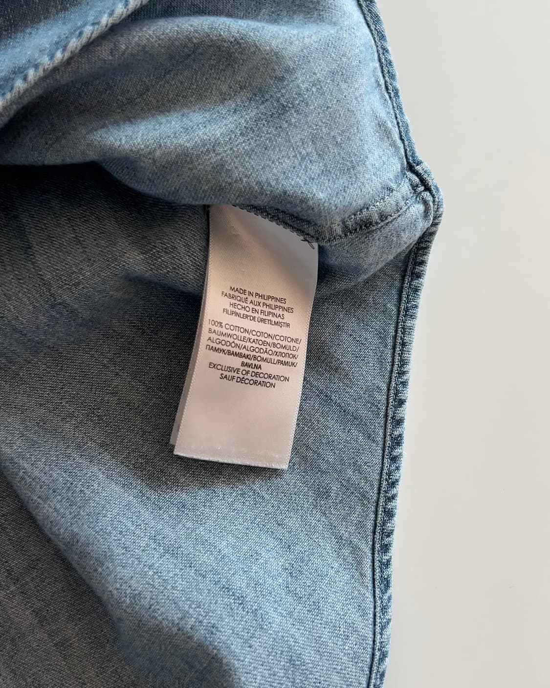 폴로 랄프로렌 데님 버튼다운 셔츠 M 상품이미지7