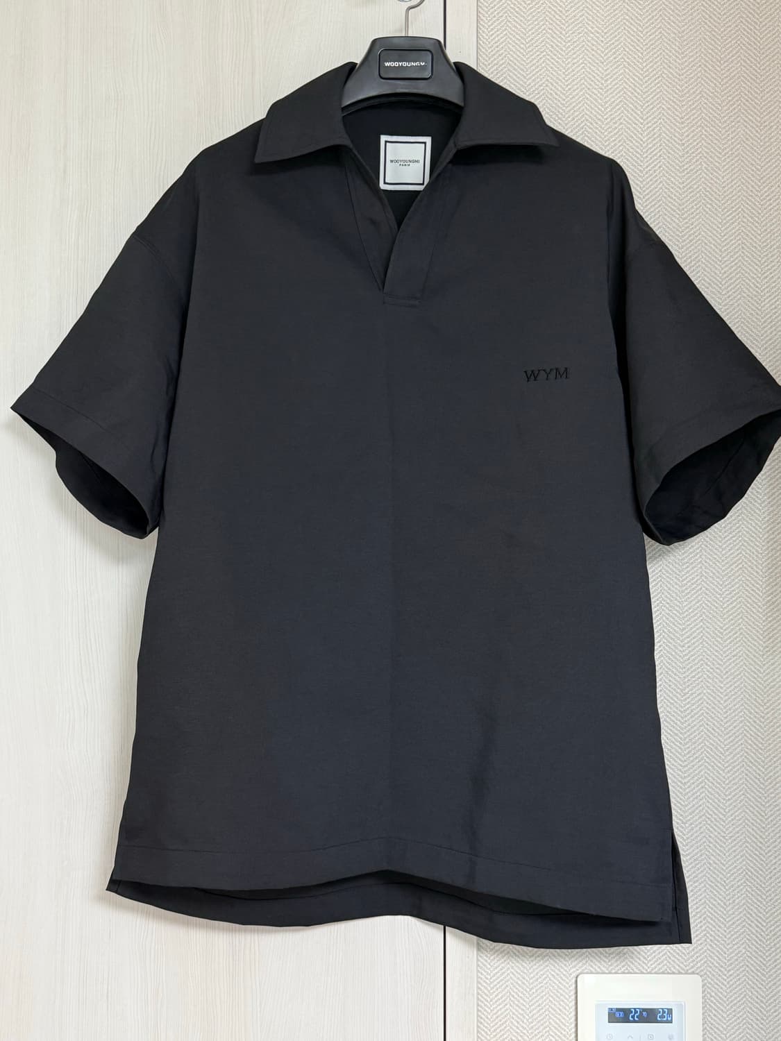 (46) 23ss 우영미 자수 폴로 반팔 티셔츠 상품이미지1