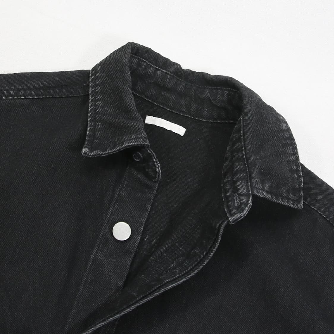 (착용컷) GU 데님 셔츠 (남성용 98-100) 상품이미지5