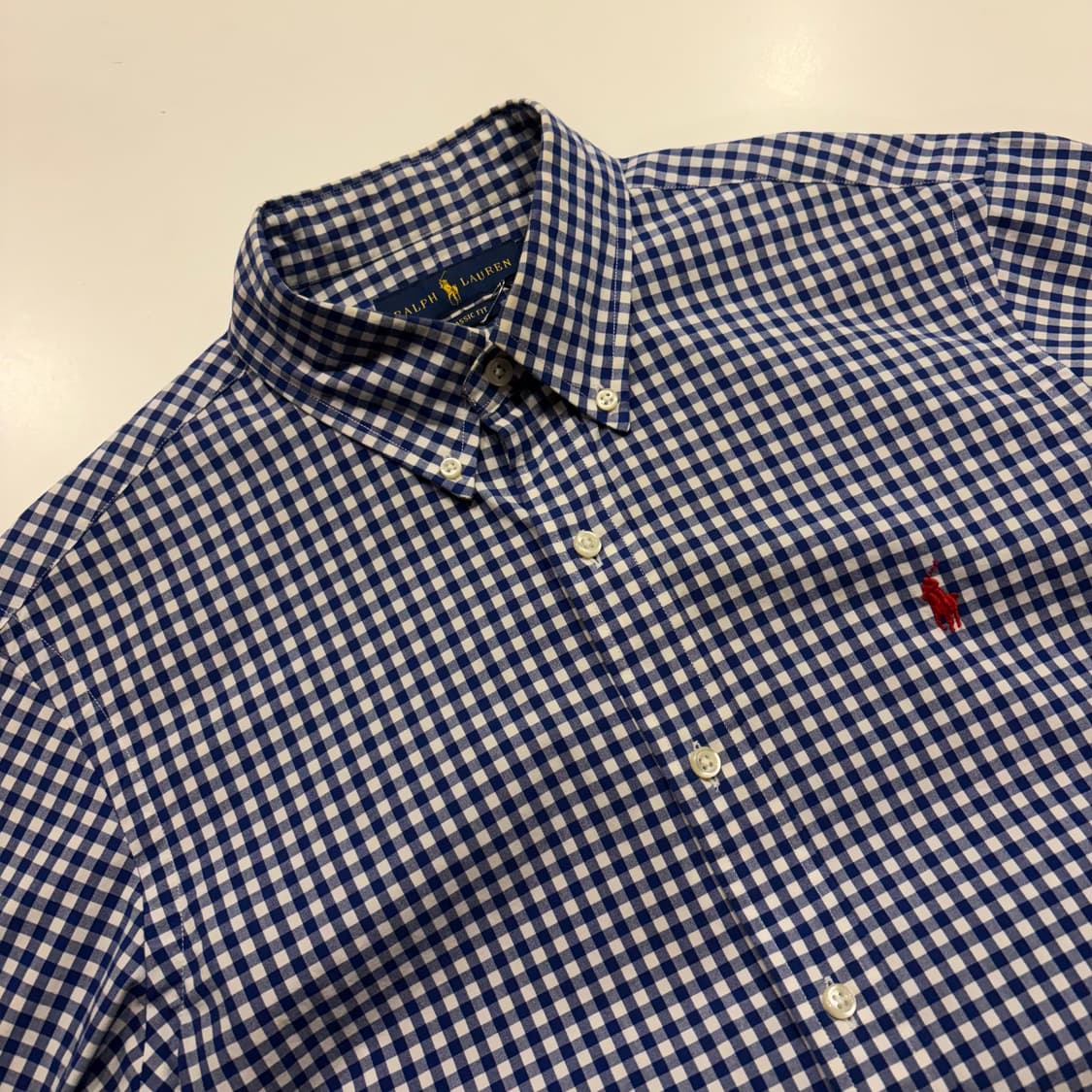 [S] 폴로 랄프로렌 클래식핏 체크 셔츠 남방 긴팔 C864 상품이미지3