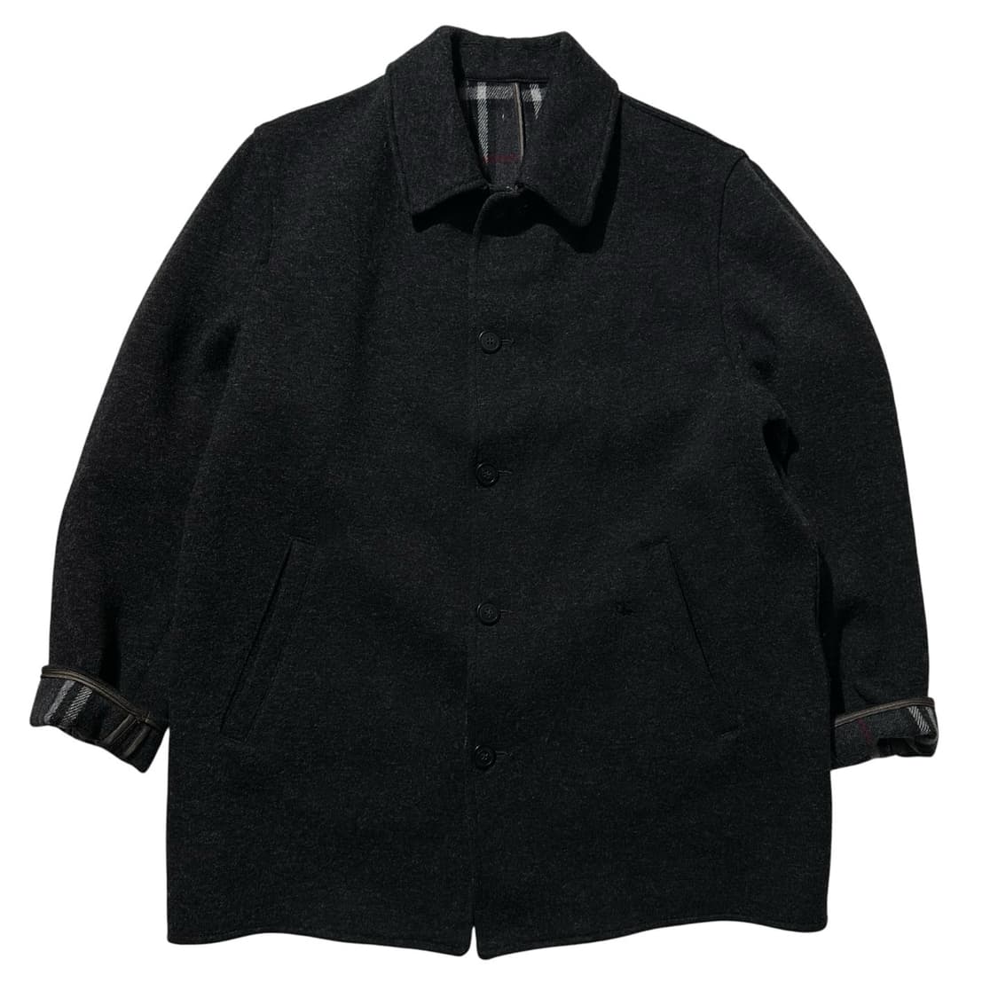 버버리 체크 라이닝 싱글 코트 상품이미지1