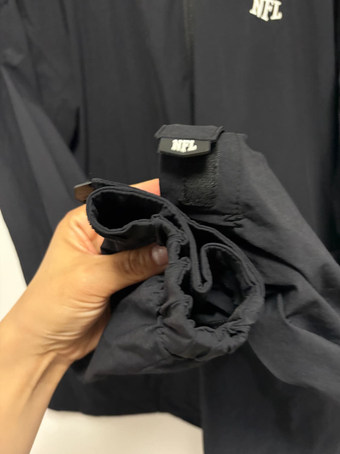 NFL 지퍼아노락 블랙  상품이미지2