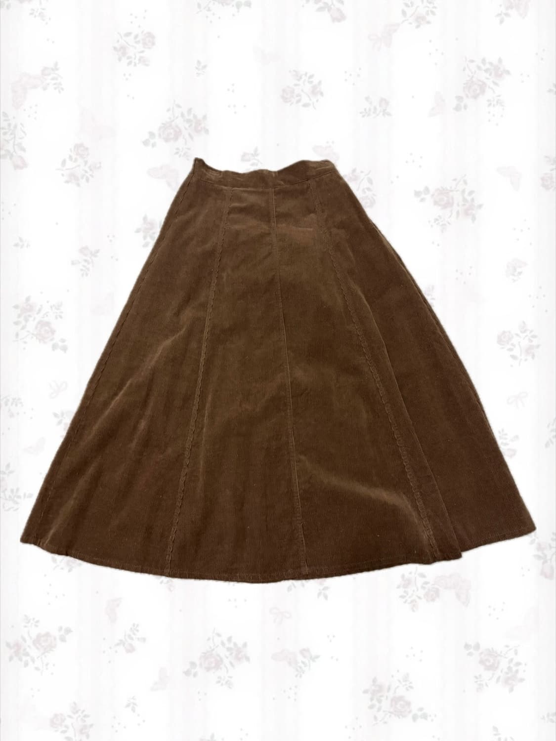 모리 롱스커트 스웨이드 브라운 상품이미지1