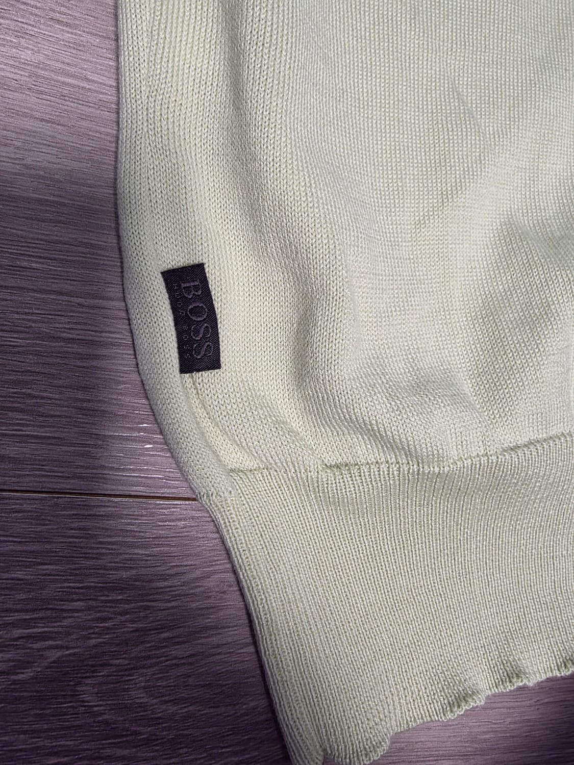 BOSS V넥 니트 멜론색 XL 상품이미지5