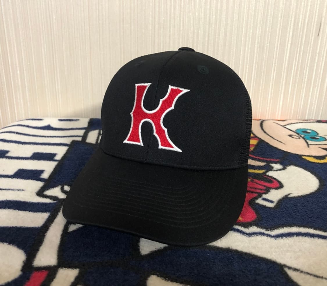 제트(ZETT) 고려대학교 야구부 선수실착 모자/캡 58cm 상품이미지1