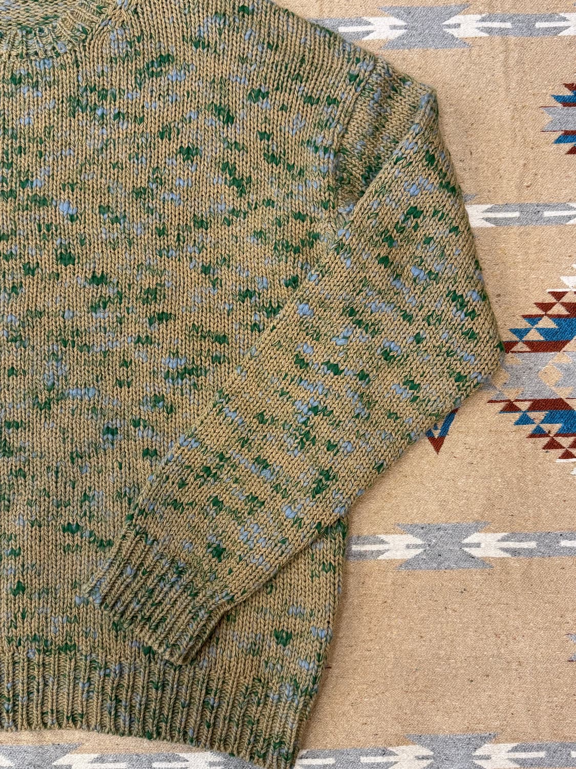 [4] 오라리 울 믹스 컬러 슬러브 얀 니트 스웨터  상품이미지4