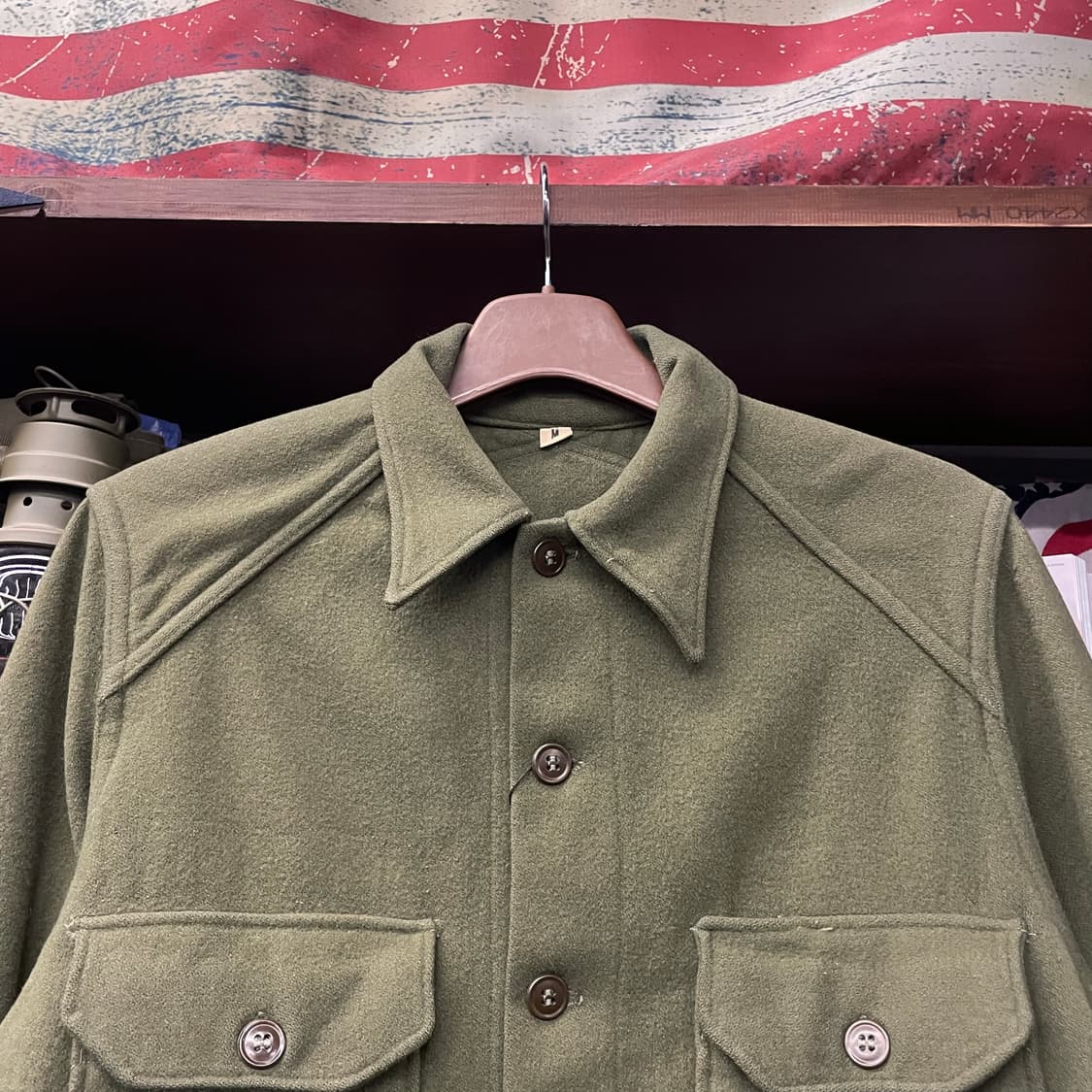 50s-60s OG-108 U.S ARMY 콜드 웨더 필드 셔츠 자켓 상품이미지3
