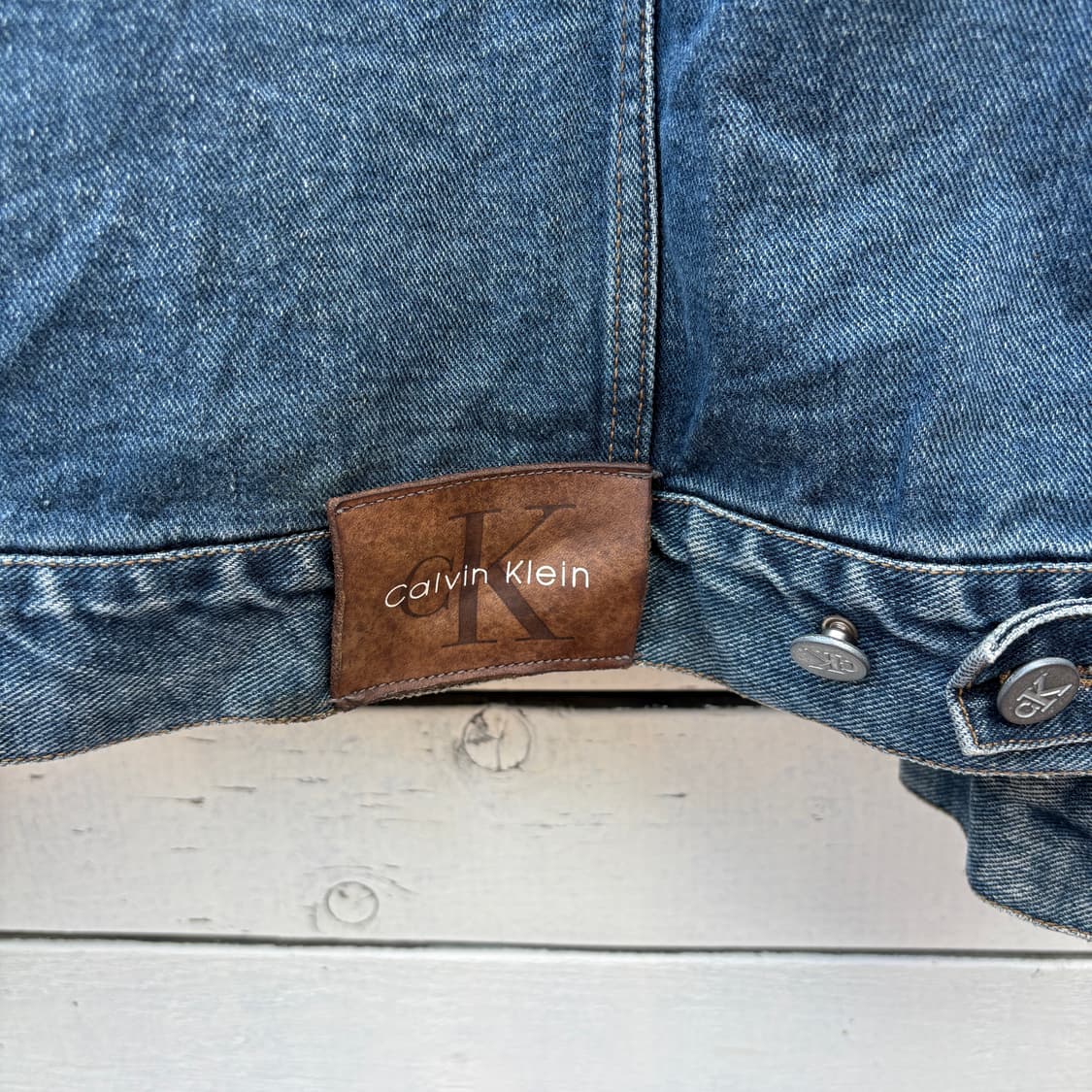 Calvin Klein 90s 캘빈클라인 데님 자켓 상품이미지6