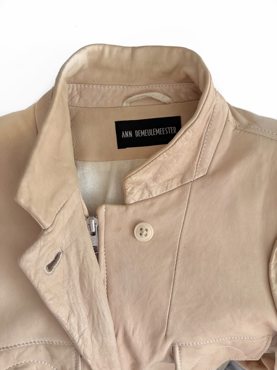 앤 드뮐미스터 리얼 레더자켓 *rare 상품이미지3