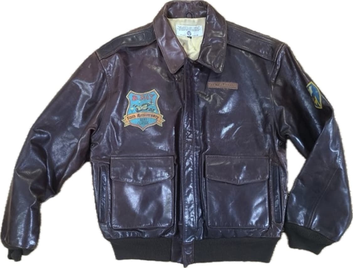 에어로클래식 리얼레더 A-2 자켓 상품이미지2