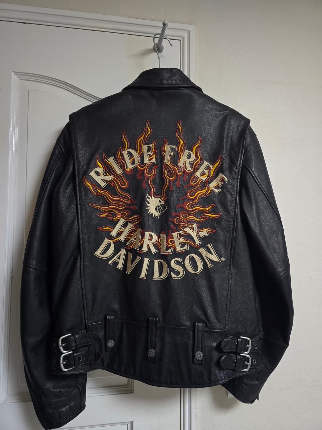 할리데이비슨 플레임 레더자켓 상품이미지1
