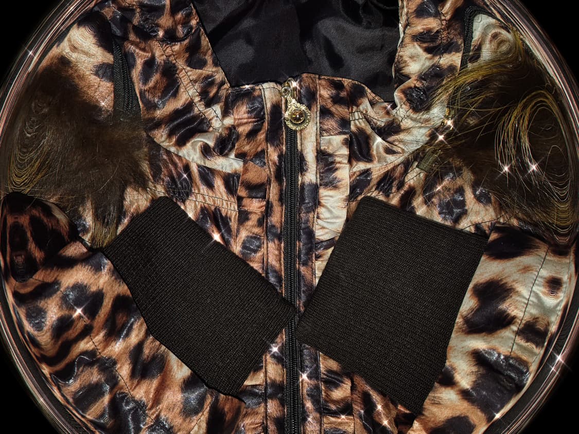 Vintage 05 leopard Fur wolf jaw 상품이미지2