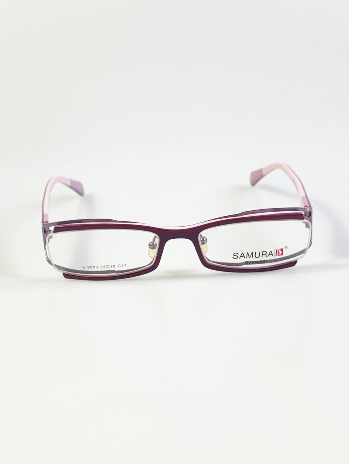 SAMURAI EYEWEAR 레이어드 스퀘어 메탈 빈티지 안경 상품이미지2