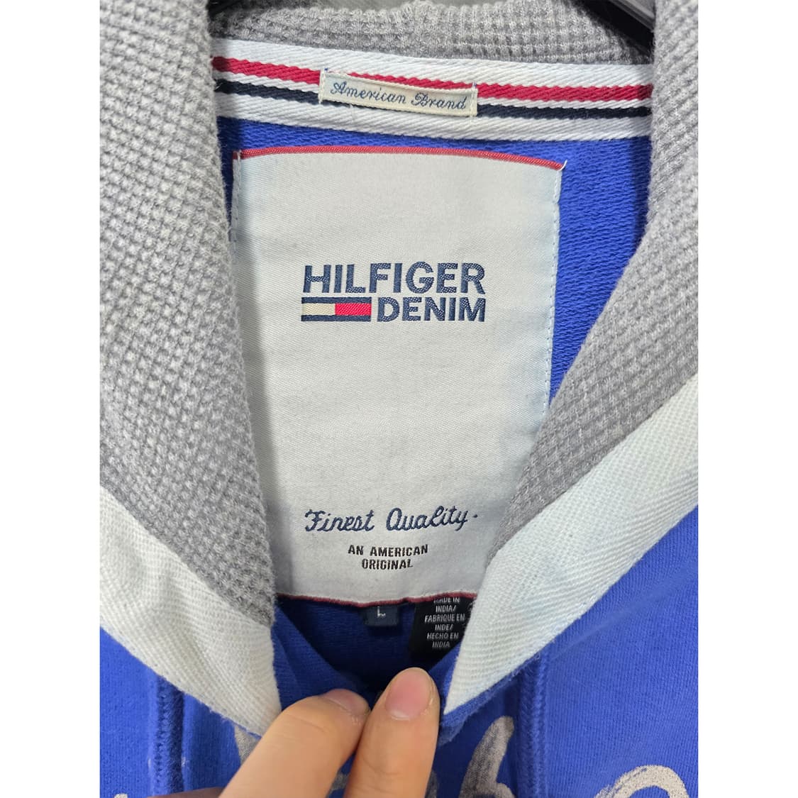 택포) 타미힐피거 후드집업 L 상품이미지2