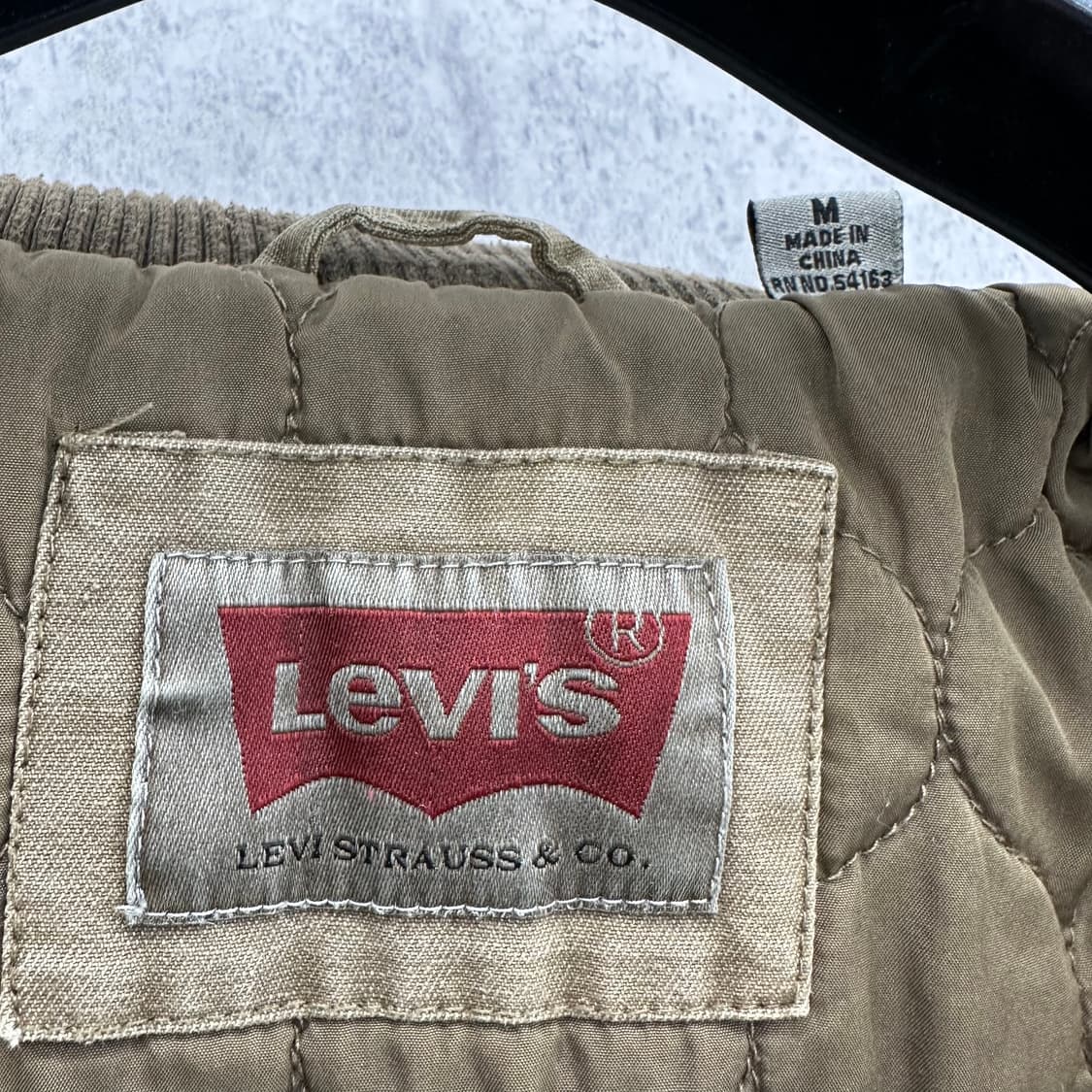 95 리바이스 남자 워싱 누빔 필드 자켓 상품이미지4