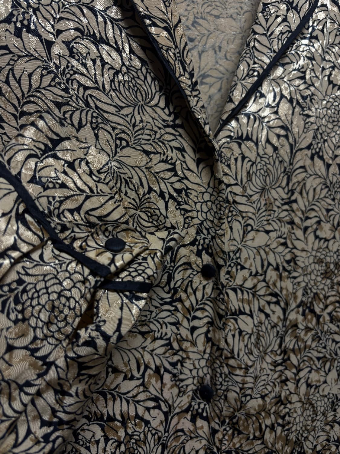 페이우 빈티지 실크 셔츠 상품이미지2