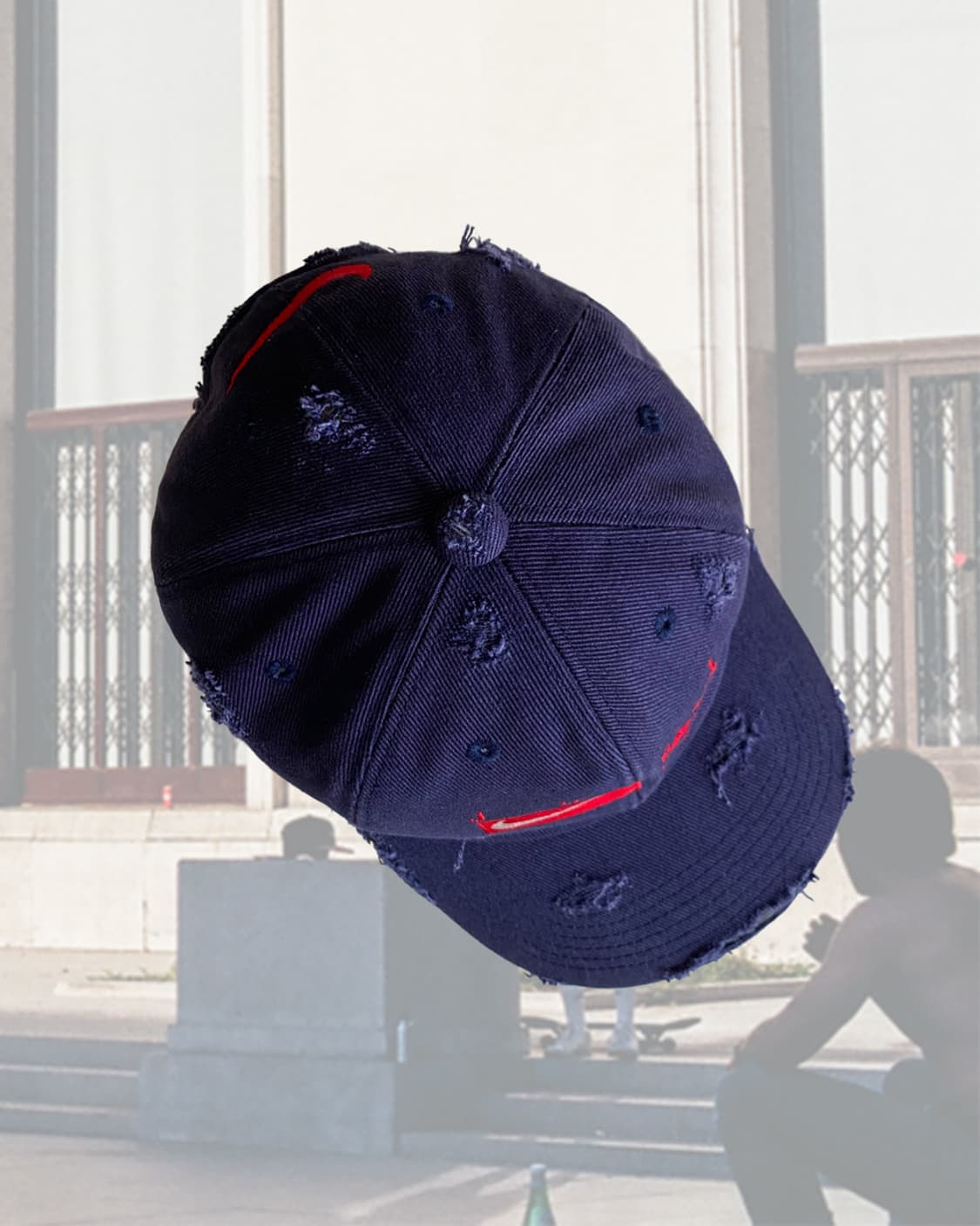 90s 올드 나이키 디스트로이드 빈티지 볼캡 모자 상품이미지4