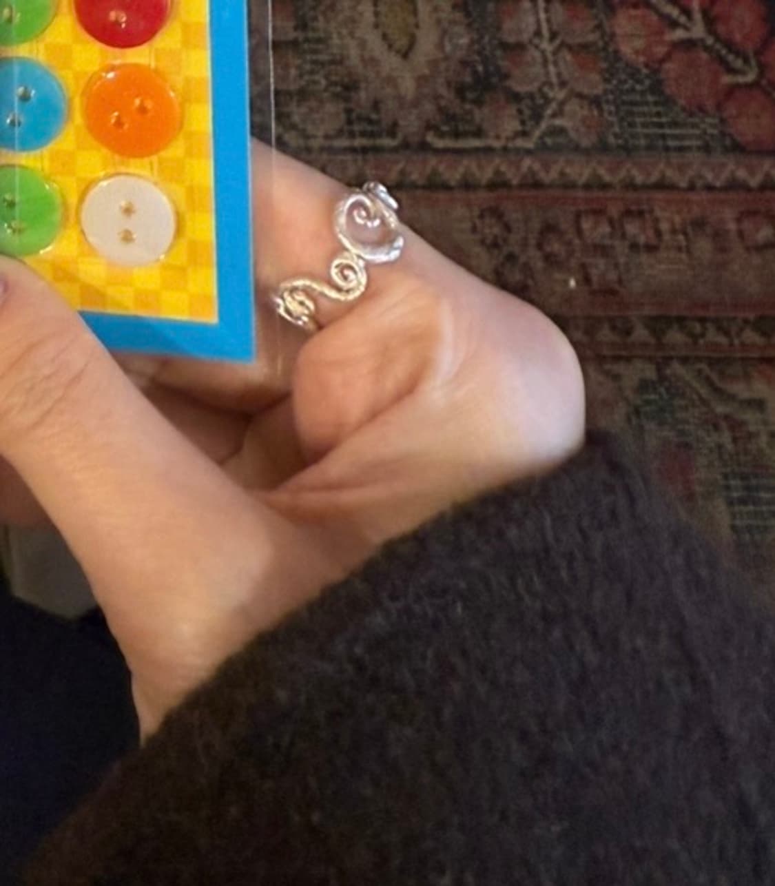 뭉텅 dance 반지 실버링 은반지 포인트링 레이어드링 상품이미지4