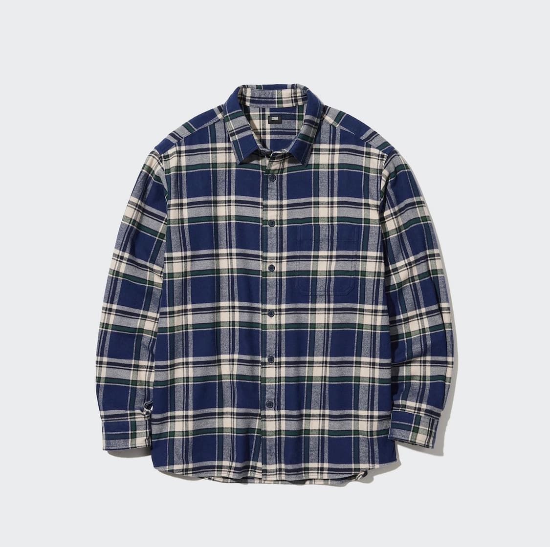 [L] 유니클로 플란넬 체크셔츠 상품이미지1